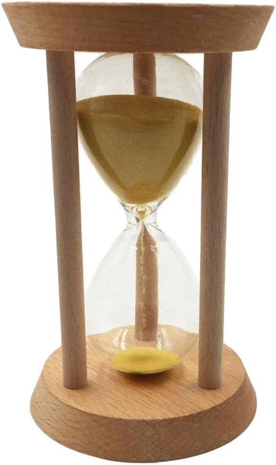 Sanduhr Für Sauna - 15 Minuten Zeitmesser Aus Holz & Glas