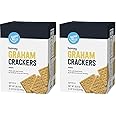 Amazon Brand - Happy Belly Honey Graham Crackers, 1.8 pound (Pack of 2)