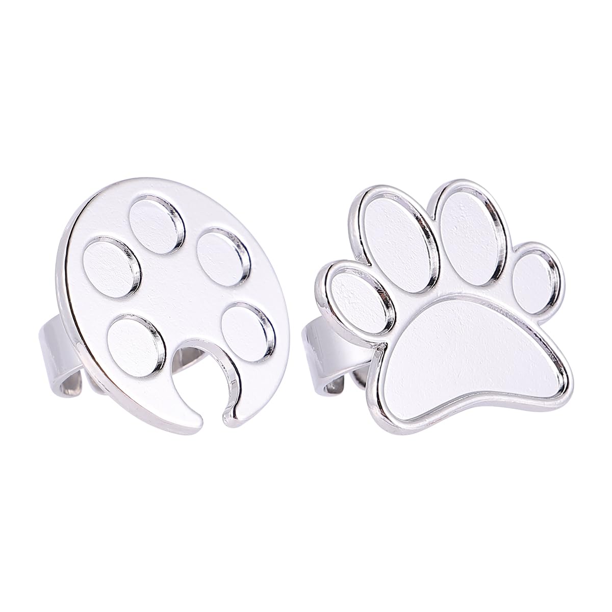 DOITOOL Nail Palette Nail Art Color Mixing Board Portable Manicure Tray Creative False Display Plate Compact Multi-Purpose for Home Salon