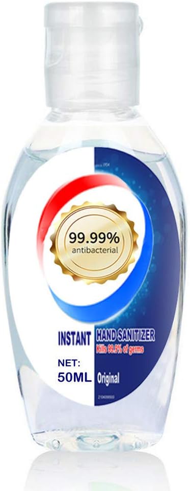 Moliiy Hand Sanitizer, 50 ML Mini Portable Disinfection Long-Lasting Sterilization Sanitizer, Speed Dry Hand Soap, Antibacterial Hand Soap (A)