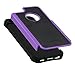AGRIGLE Shock- Absorption/High Impact Resistant Hybrid Dual Layer Armor Defender Full Body Protective Cover Case Compatible with iPhone 5/5S/SE(2016) (Purple)