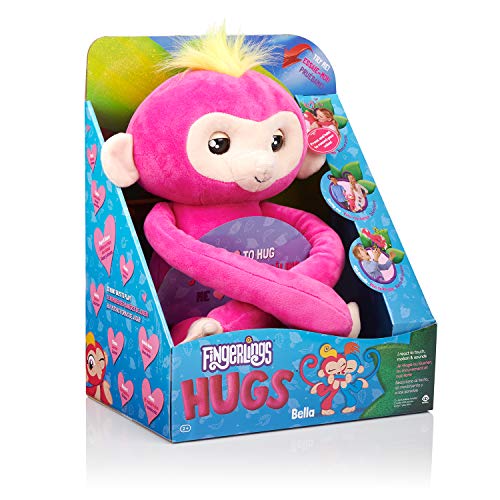 Fingerlings HUGS Bella (Pink) Advanced Interactive Plush Baby