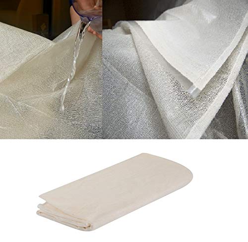 Tools House ™ Waterproof 100% Woven Cotton Twill Dust Sheet 3.6 x 2.7m (12' x 9') Approx with Polythene Backing, All Purposes Painting Decorating Art Craft