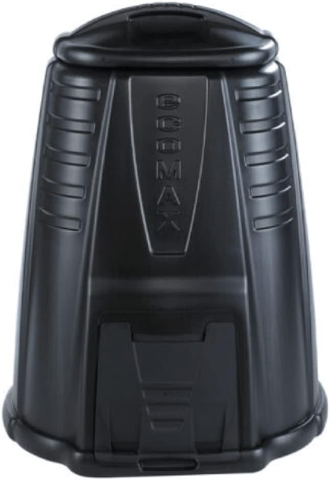 Ward 220L GN332 Outdoor Cylindrical Compost Bin with Hatch Door