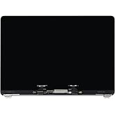 Replacement for MacBook Pro A1706 A1708 EMC 3071 EMC 3163 EMC 2978 EMC 3164 Late 2016 Mid 2017 Retina LCD Display Screen Complete Full Assembly Kit 661-05095 661-05096 13" (Silver)