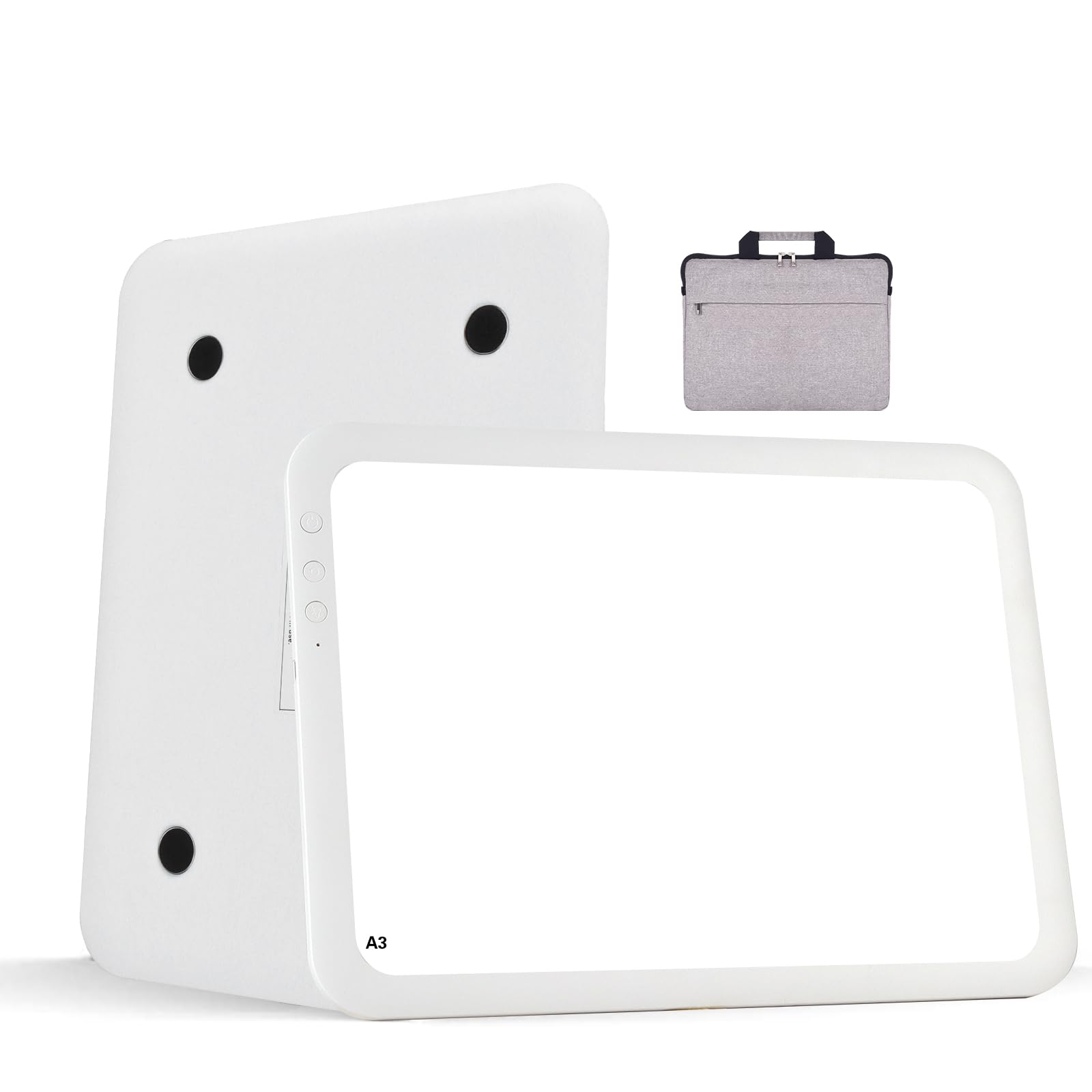 Photo 1 of KEIWRLIGHT A3 Rechargeable Light Board For Tracing - Portable Thin Tracing Pad 3 Colors Light Stepless 6 Level Brightness Light Table, Light Board For Diamond Painting Sketching For Kids Adults W/Case