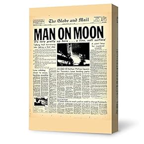 Canvas Wall Art for Living Room,Bedroom Home Artwork Paintings Historical Events Newspaper Ready to Hang - 12x18 inches