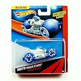 TEAM BLUE Hot Wheels 2013 Moto Track Stars High Speed Motorcycle (BDN42)