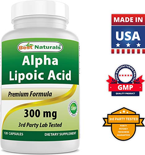 Best Naturals Alpha Lipoic Acid 300 mg & Acetyl L-Carnitine 500 Mg