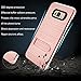 S8 Plus Case, Galaxy S8 Edge Case, AnoKe [Card Slots Wallet Holder] Kickstand Hard Plastic PC TPU Soft Hybrid Shockproof Heavy Duty Protective Cute Case Cover for Samsung S8+ Girl KC1 Rose Gold New