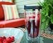Set of 4 Clear 16oz Tumblers - Clear with Black Lid - BPA Free
