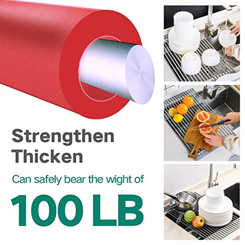 Roll Up Rack, Collapsible Dish Drying RackIn The Sink Drying Mat