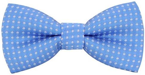 Heypet Colorful Polka Dots Bow Tie, Adjustable Bowtie Fashion Accessories for Pet Dog Cat DLJ17 (Light Blue 3)