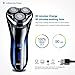 Solimpia Electric Shaver For Men Rotary Shaver Razor Wet Dry Electric Shaving Razors With Pop-up Trimmer Waterproof Cordless Rechargeable