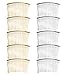 MagiDeal 10 Pieces Vintage Handmade DIY Wire Comb Metal Hair Combs Base 4 Colors Plated Women's DIY Wedding Bridal Hair Jewelry - as described, mixed