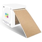 PARLAIM 3 X 5 Inch Rectangle Adhesive Color Coding Stickers,Kraft Rectangle Labels -250 Per Dispenser Box(Kraft )