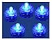 Trendmart Bright Led Underwater Submersible Waterproof Floral Decoration Tea Light Candle for Wedding/party / Xmas Decoration ( Blue12 Pcs )