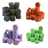 120 Pack 2" Rainbow xGarden Clone Collars - Advanced Spoke Design - Premium Neoprene Inserts for Net Pots and Cloning Machines