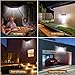 GardenJoy Solar Lights Outdoor, 79 LED Super Bright Solar Motion Sensor Lights Waterproof Solar Powered Wall Lights with 4 Optional Modes Wireless Security Night Lights for Garden, Front Door, Yard