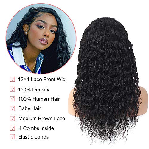 ULOVE-HAIR-Water-Wave-Lace-Front-Wigs-Human-Hair-Pre-Plucked-with-Baby-Hair-Human-Hair-Water-Wave-wigs-150-Density-Brazilian-Hair-Wigs-Wet-and-Wavy-Hair-wigs-Free-Part-Lace-Frontal-Wigs20-inch