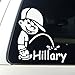 Anti Hillary Clinton 2016 Presidential Election - Decal Bumper Sticker - Piss On Hillary Decals Stickers