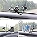 SQdeal Universal Car Windshield Double Clip Car Mount Bracket Cradle Holder Stand Mobile Phone Clamp for iPhone 6 Plus 5s 5c 5 4s iPod Touch Samsung Galaxy S5 s4 s3 LG Nokia Lumia HTC One