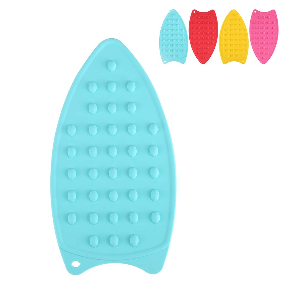 Silicone Ironing Mat, Multipurpose Silicone Iron Rest Pad for Ironing Board, Hot Safety Ironing Rest Pad - Anti-Slip Heat Resistant (Green)