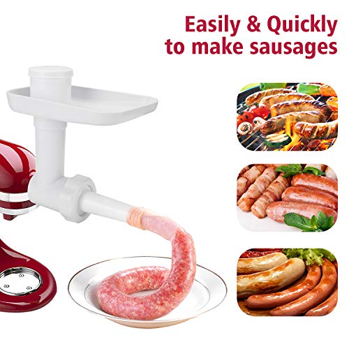 Electric Meat Grinder Attachments for Kitchenaid Stand Mixer, Food