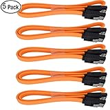 SATA Cable 5 Pack 18-Inch SATA Cable Hard Disk Cable