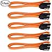 SATA Cable 5 Pack 18-Inch SATA Cable Hard Disk Cable