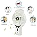 Welltop Mini Handheld USB Misting Fan with Personal Cooling Mist Humidifier Rechargeable Portable Mini Misting Cooling Fan for Home Office and Travel (White)