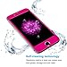 iPhone 6 Screen Protector, Titanium Alloy Cambond Full front Tempered Glass, Anti-oil, Oleophobic Coated, Explosion-proof, Bubble-free with Premium Ballistic 9H Hardness Protector (Red Rose)