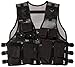 Modern Warrior Junior Tactical Vest - Airsoft & Paintball Accessory - Fits Teens 50-125lbs (Black)
