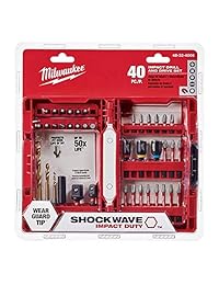 Milwaukee juego de puntas para herramienta de impacto eléctrica 48-32-4006 (40 piezas).