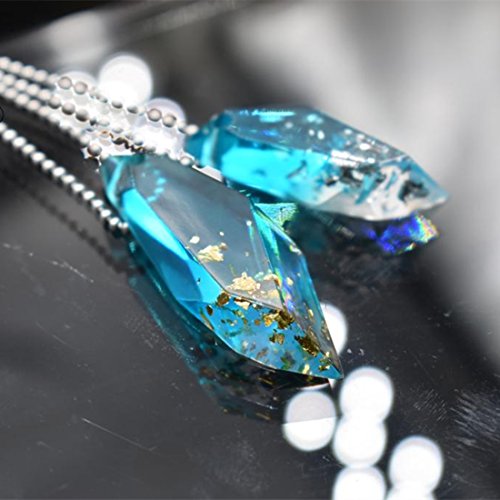 image for Aouke Gemstone Shape Pendant Molds, 4 pcs/set High-Definition Mirror S