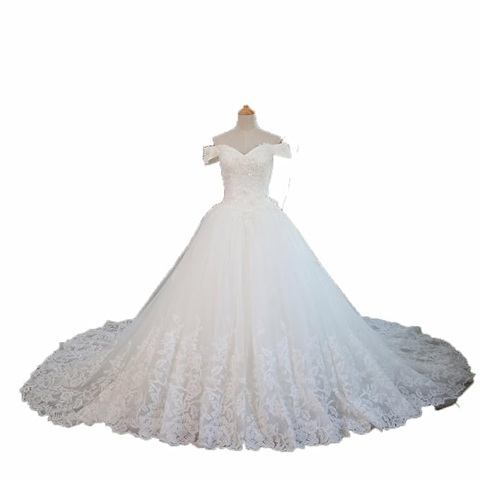 Little Prettydress Boho Luxury Ball Gown Bridal Gowns