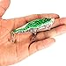 Burning Shark Frog Lure Topwater Fishing Lures with Plastic Tackle Box for Bass Trout Walleye Redfish Freshwater and Saltwater Fishing Baits,Pack of 5