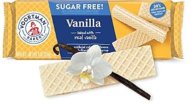 Voortman Bakery Sugar Free Vanilla Wafers 9 Oz Pack Of 4 Wafers Baked With Real Vanilla No Artificial Colors Flavors Or High Fructose Corn Syrup 30 Less Net Carbs Amazon Com Grocery