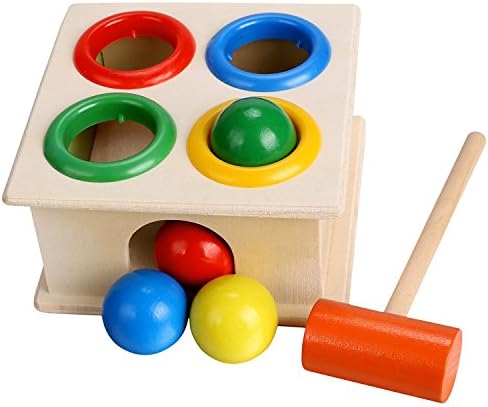 Hammering Wooden Ball Hammer Game Kids Children Early Learning Educational Toy