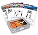 Fitdeck Illustrated Exercise Playing Cards for Guided Workouts, Basketball