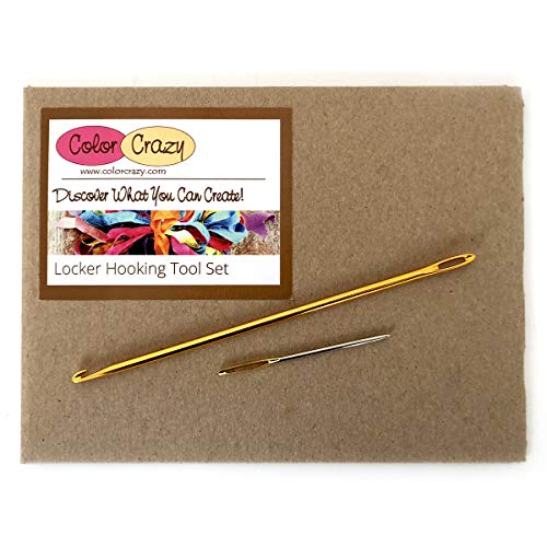 Locker Hooking Tool Set with Free Pattern