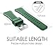 FanTEK Band for Galaxy Watch 3 45mm / Galaxy Watch 46mm / Gear S3 Watch, 22mm Silicone Sport Quick Release Replacement Strap work for Moto 360 2nd Gen 46mm/ Pebble Time Steel, Army Green