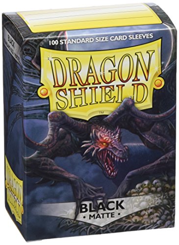 Dragon Shield Matte Black 100 Protective Sleeves