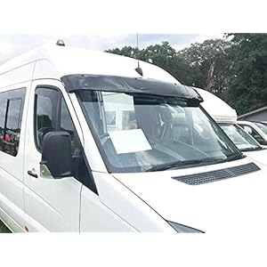 Van Demon Exterieur zwart zonneklep schild voor Mercedes Sprinter (2006 op)