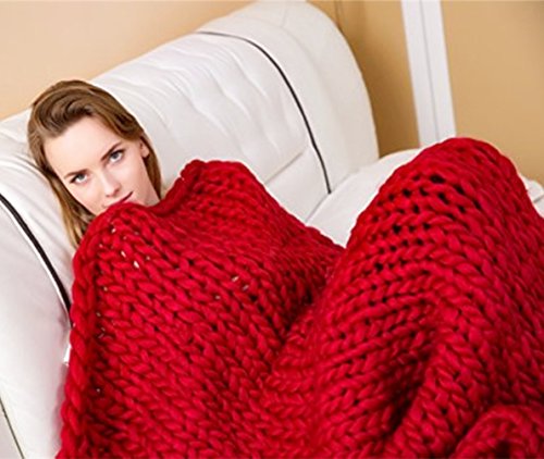 DIY Craft Thread Crochet Cashmere Yarn, Super Soft Warm Wool Sewing Knit Rugs for Parents, Friends or Partner