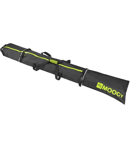 BSTIF Sac De Ski 200 Cm – Pour 2 Paires Ou Snowboard, Doublure PVC, Bandoulière Réglable