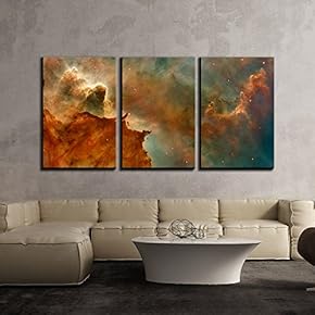 Colorful Cosmic Clouds x3 Panels