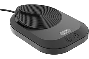 WENVINDA Coffee Mug Warmer for Desk, Smart Coffee Warmer for Desk Auto Shut Off Timer, Electric Coffee Cup Warmer for Desk with 3-Temp Settings, Mug Warmer for Desk with TEM/TIME Display, Wax Warmer, Good Gift