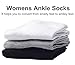 CHARMKING 8 Pairs Womens Ankle Socks No Show Socks Women Socks Casual Socks