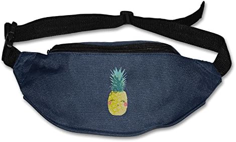 Cute Pineapple Waist Pack,Unisex Waist Bag Fanny Pack Belt Bag Travel Fanny Daypack For Running Hiking Cycling Camping Hunting Exercise.